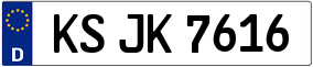 Truck License Plate